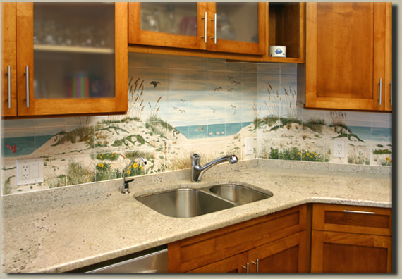 Kitchen Backsplash Mural Kitchen Backsplash Plaque Belk Tile