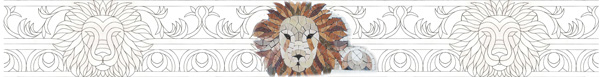 Studiotiles-Mosaic-Lion-Border